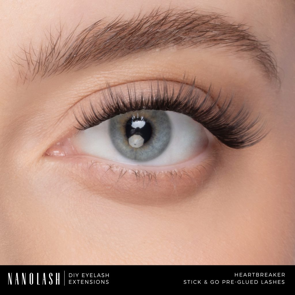 Cluster lashes for self application (DIY) - Pre-Glued nanolash